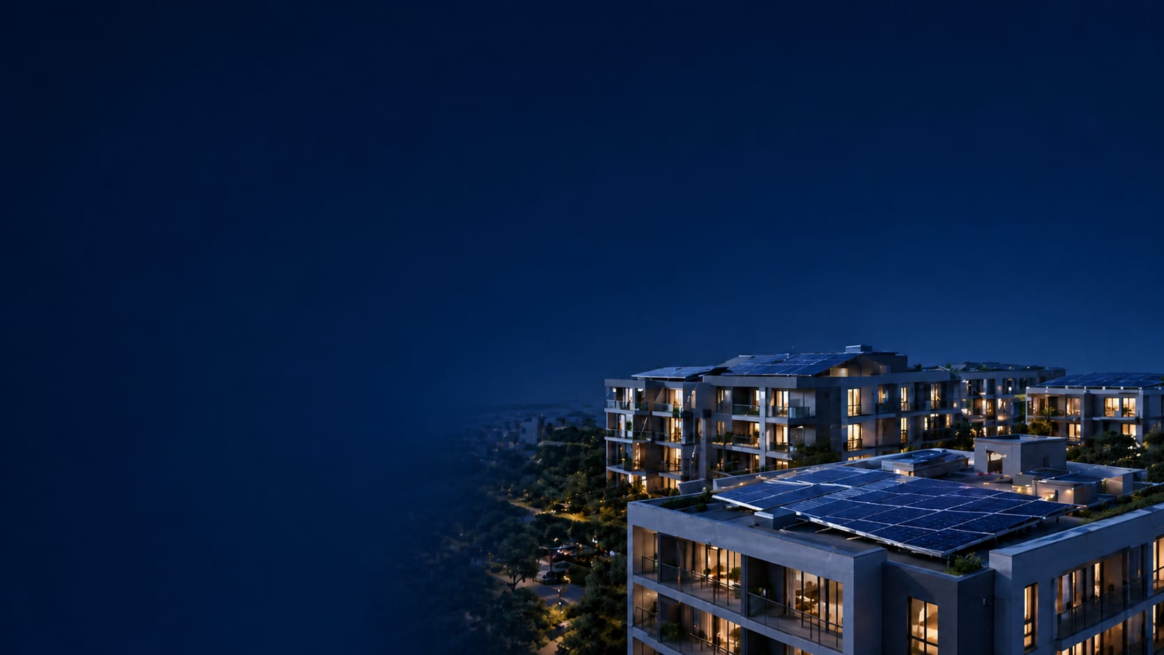 Apartment solar banner
